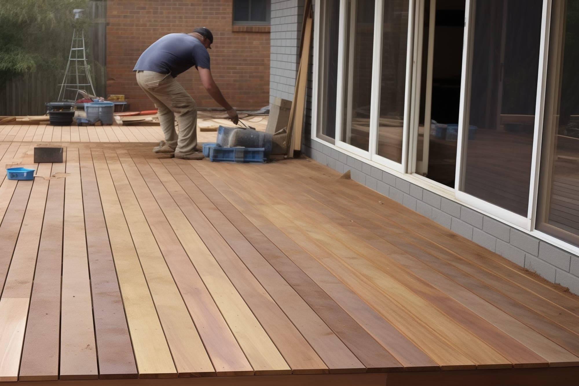 Wood Deck Over Concrete Des Moines Cocnrete Works