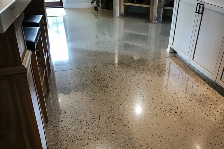 Polished Floor in a House